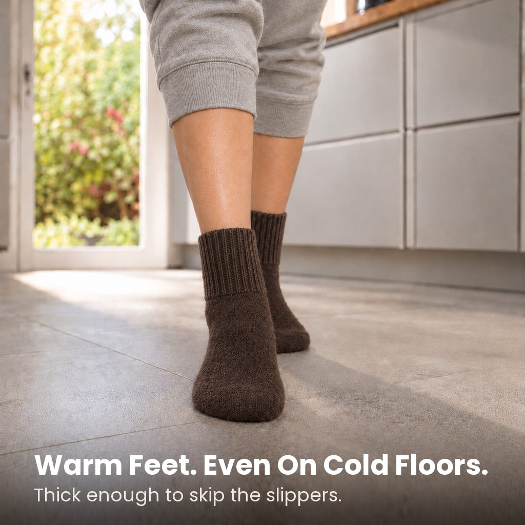 Warm feet on cold kitchen floors