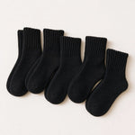 Black Sweater Socks - 5 pairs