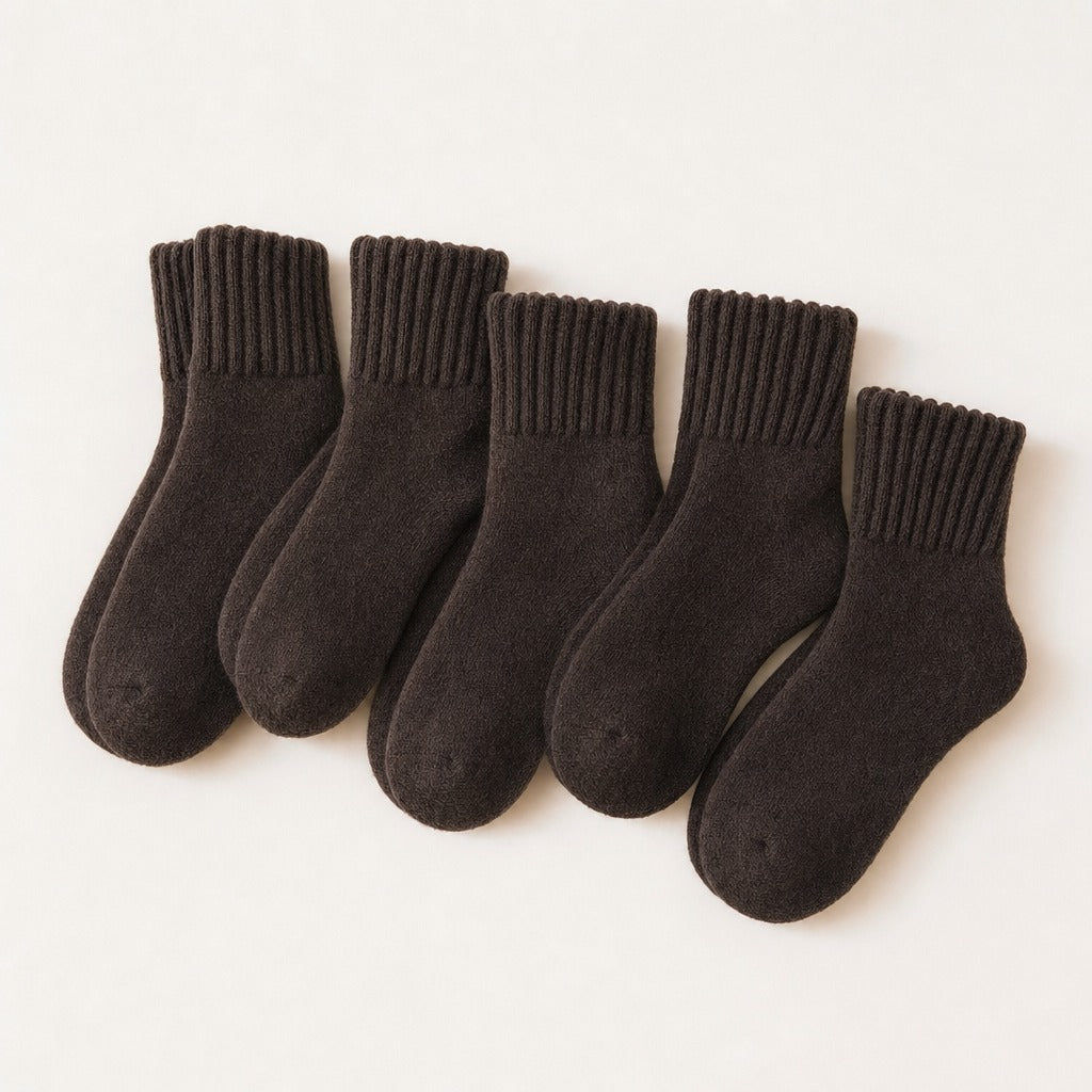 Espresso Sweater Socks - 5 pairs